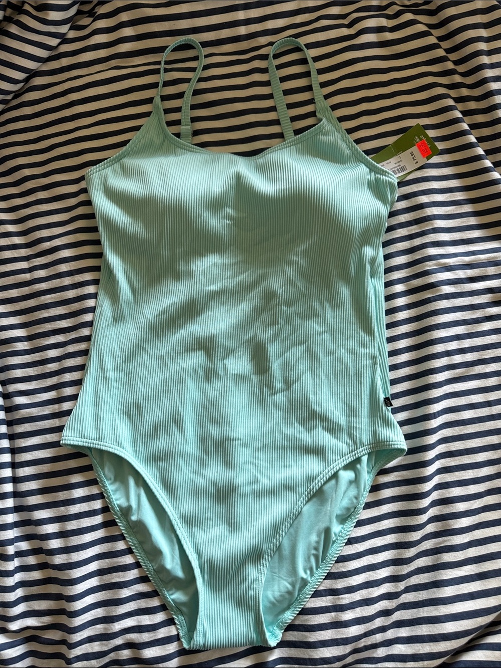 Women’s Ribbed One-Piece Swimsuit - Mint